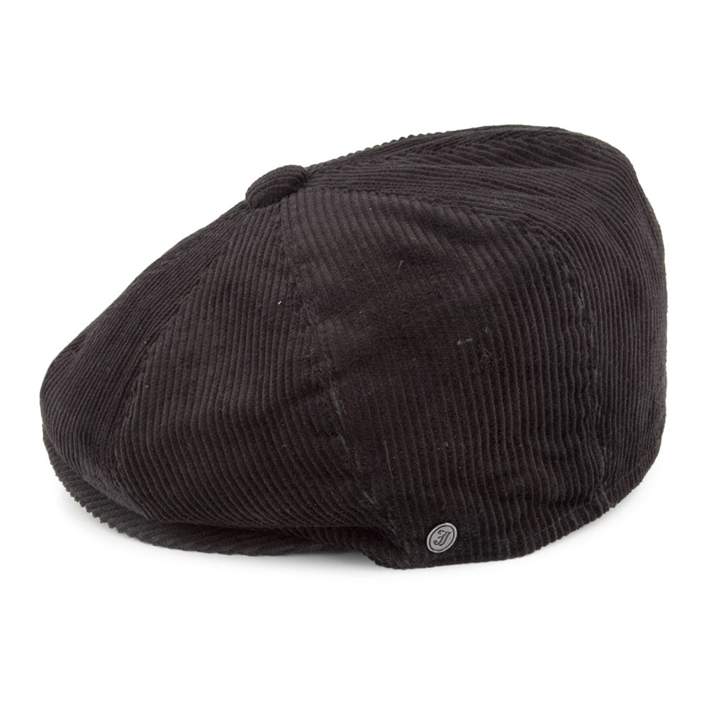 Gorra Newsboy de pana de Jaxon & James - Negro