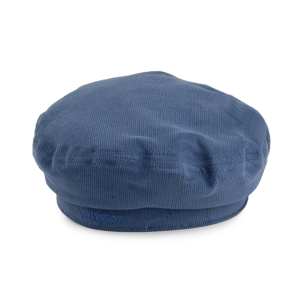 Gorra marinera de pana de Brixton - Azul Marino