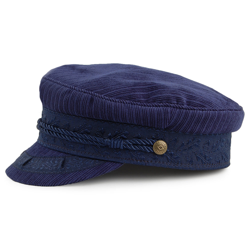 Gorra marinera Albany Ridged de Brixton - Azul Marino