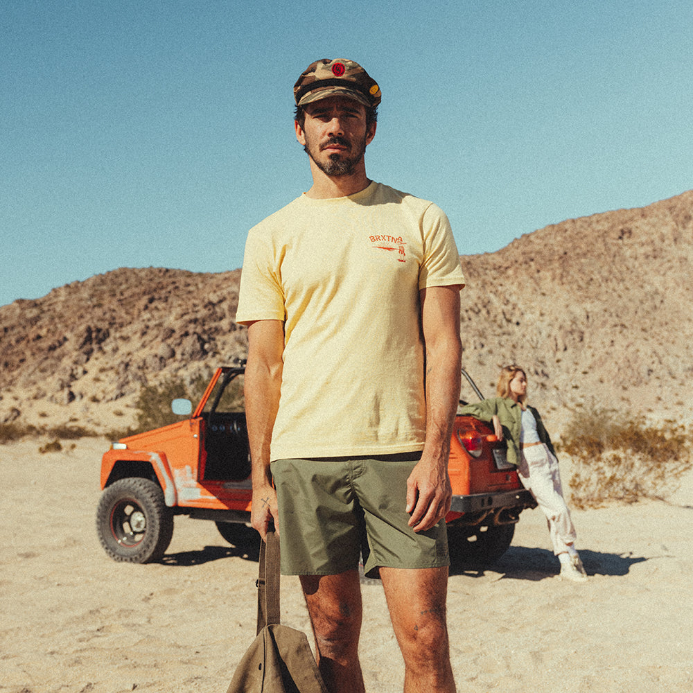 Gorra marinera de algodón de Brixton - Camuflaje