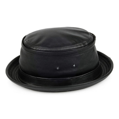 Sombrero de pescador de piel de New York Hat Company - Negro