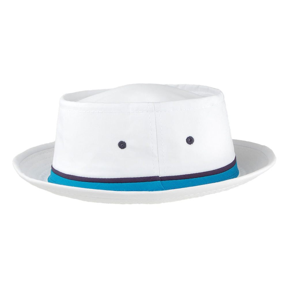 Sombrero de pescador pleagable de Dorfman-Pacific - Blanco