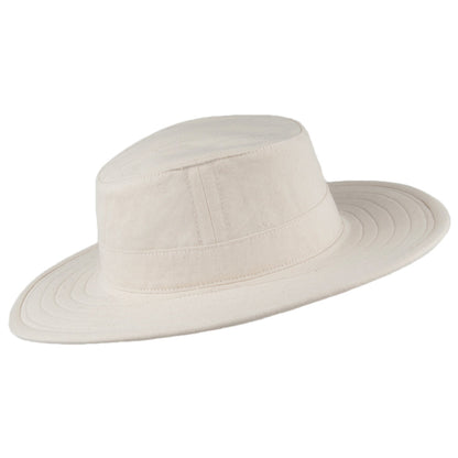 Sombrero de Sol plegable de lienzo de algodón de Jaxon & James - Blanco Marfil