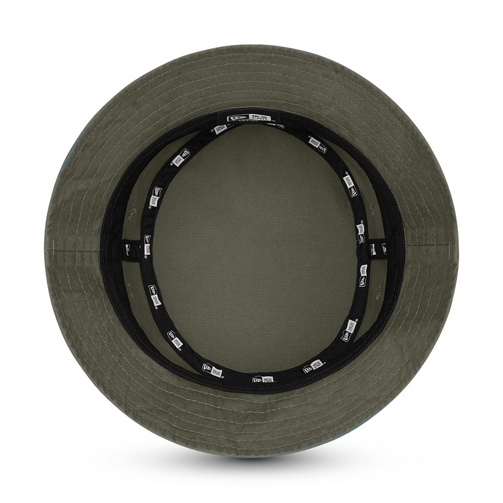 Sombrero de pescador Essential de algodón de New Era - Verde Oliva