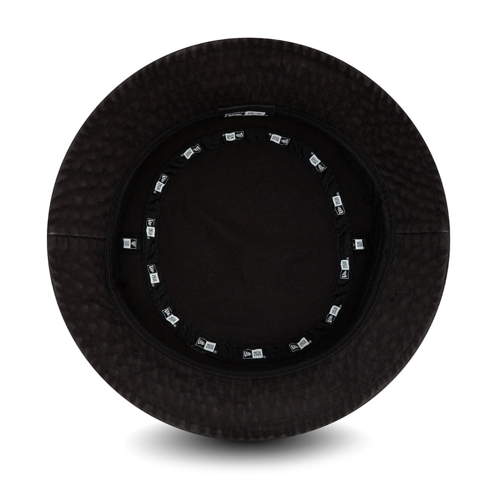 Sombrero de pescador Essential de algodón de New Era - Negro