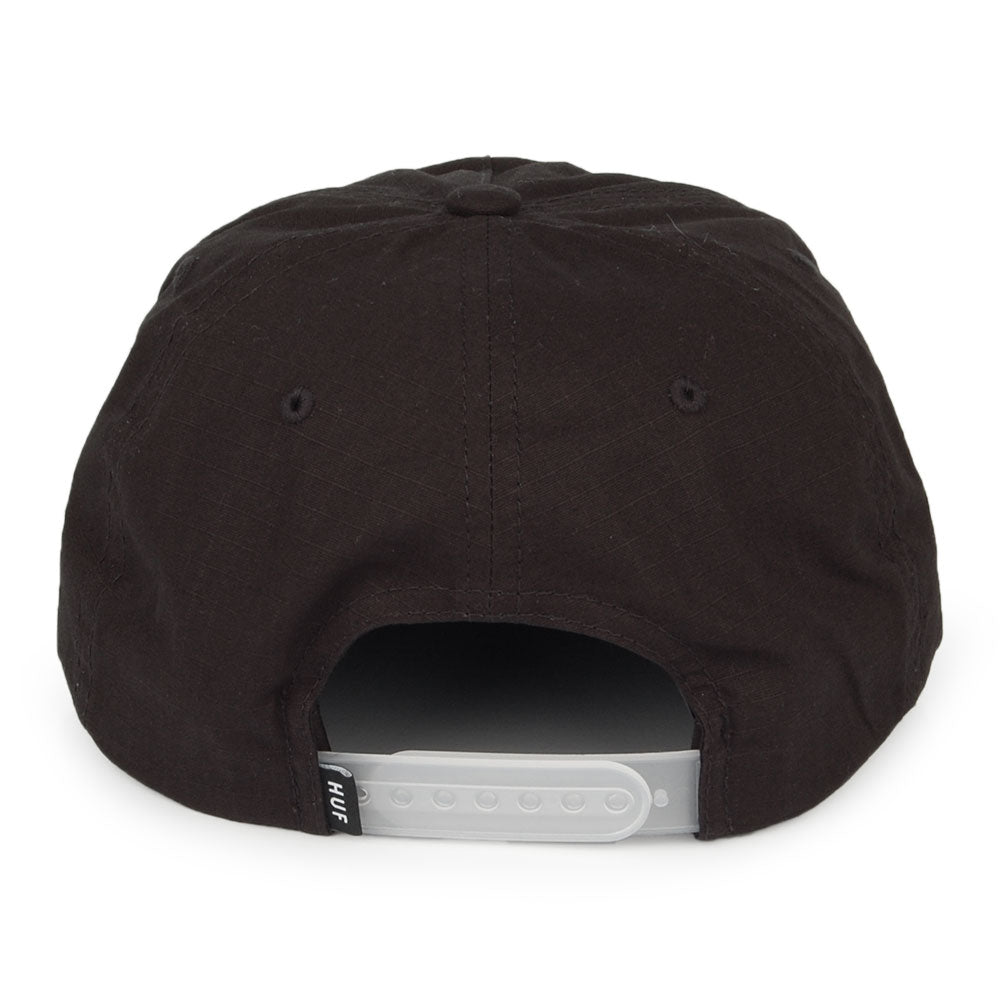 Gorra Snapback Horizon de Ripstop de HUF - Negro