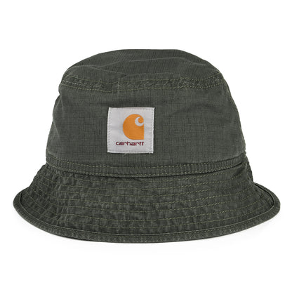 Sombrero de pescador Wynton efecto lavado de Ripstop de algodón de Carhartt WIP - Bosque