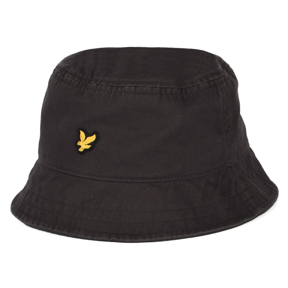 Sombrero de pescador de sarga de algodón de Lyle & Scott - Cardenillo