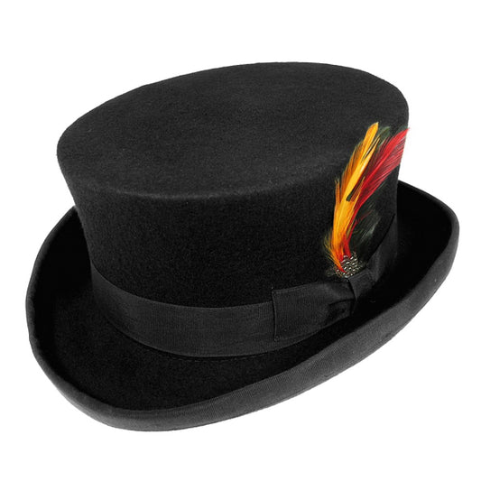 Sombrero de copa alta Deadman de Jaxon & James - Negro