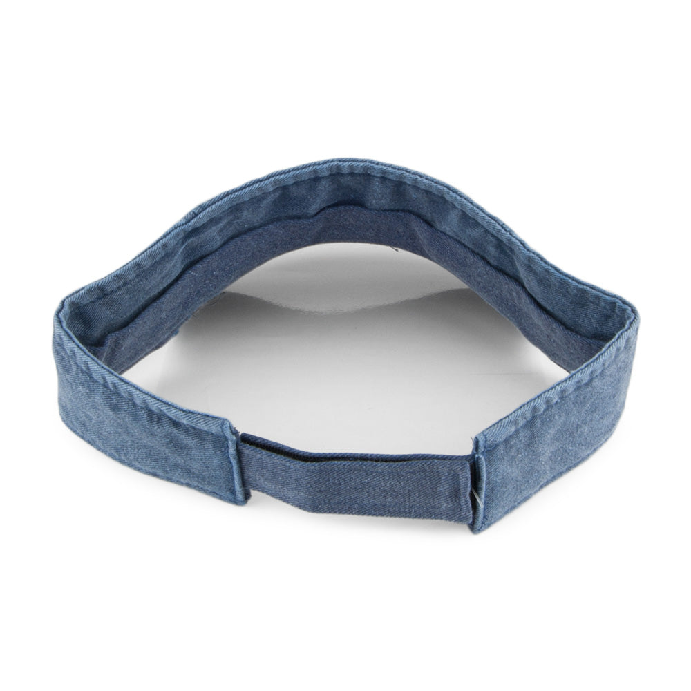 Visera de sarga de algodón de Dorfman Pacific - Azul Marino