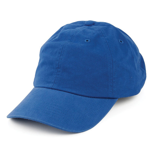 Gorra de béisbol de algodón lavado - Azul Real