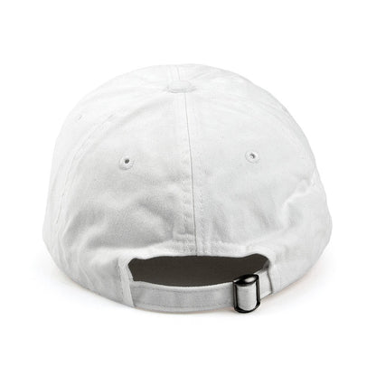 Gorra de béisbol de algodón lavado - Blanco