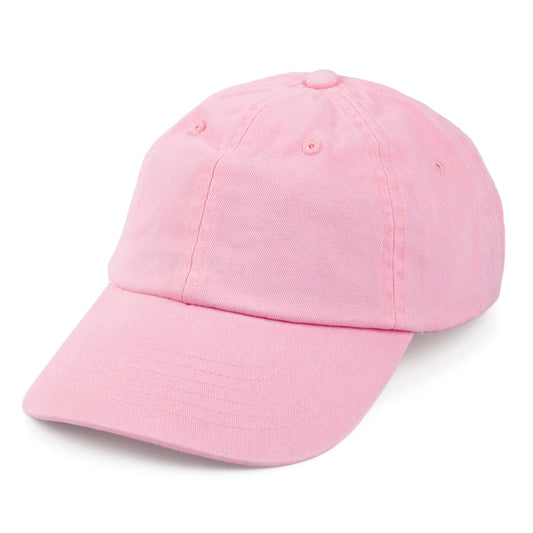 Gorra de béisbol de algodón lavado - Rosa