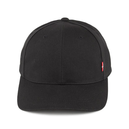 Gorra de béisbol Classic Twill con etiqueta roja de Levi's - Negro