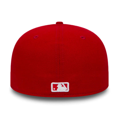 Gorra de béisbol 59FIFTY MLB League Essential New York Yankees de New Era - Rojo-Blanco