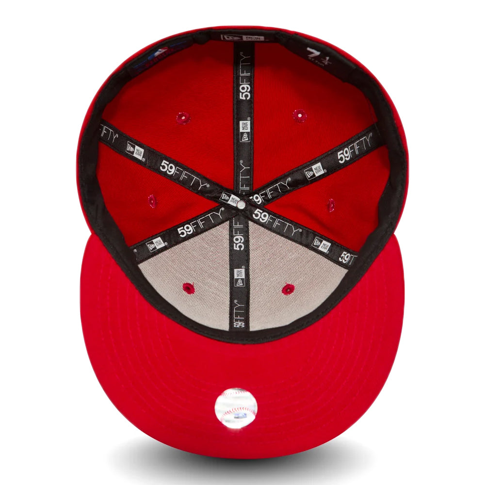 Gorra de béisbol 59FIFTY MLB League Essential New York Yankees de New Era - Rojo-Blanco
