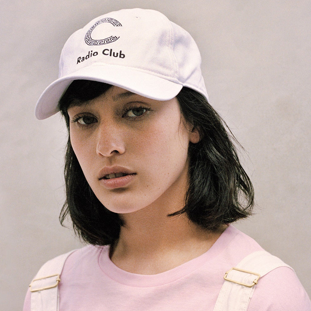Gorra de béisbol Radio Club Logo de Carhartt WIP - Rosa Claro