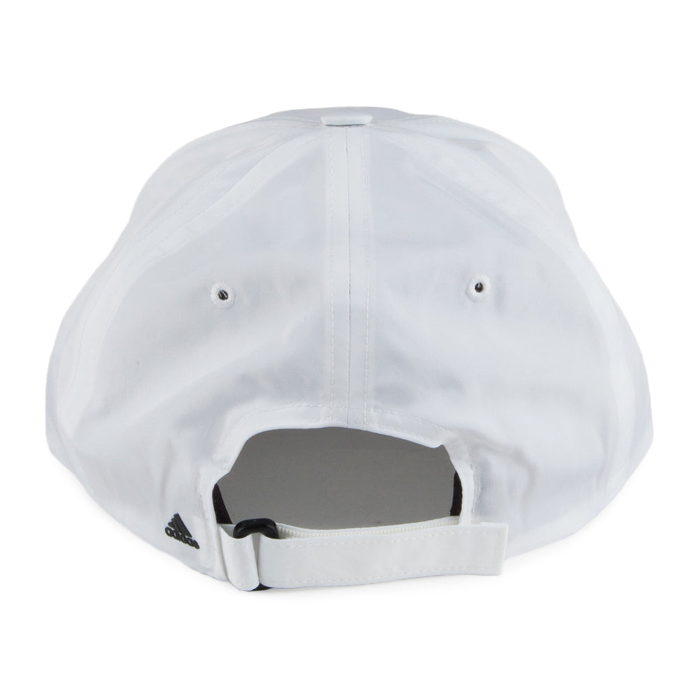 Gorra de béisbol 6 Panel Performance Poly de Adidas - Blanco