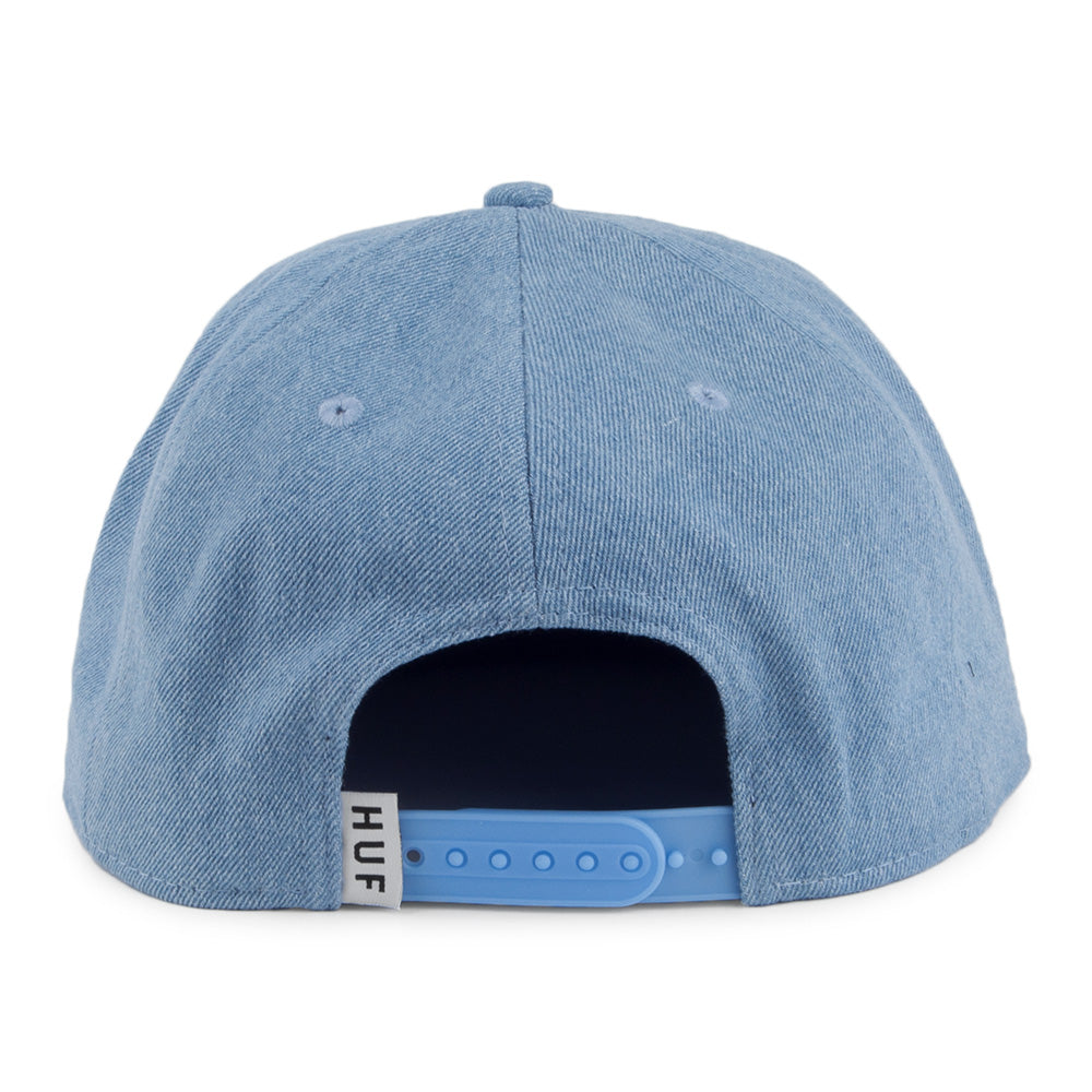 Gorra Snapback Denim Box Logo de HUF - Vaquero