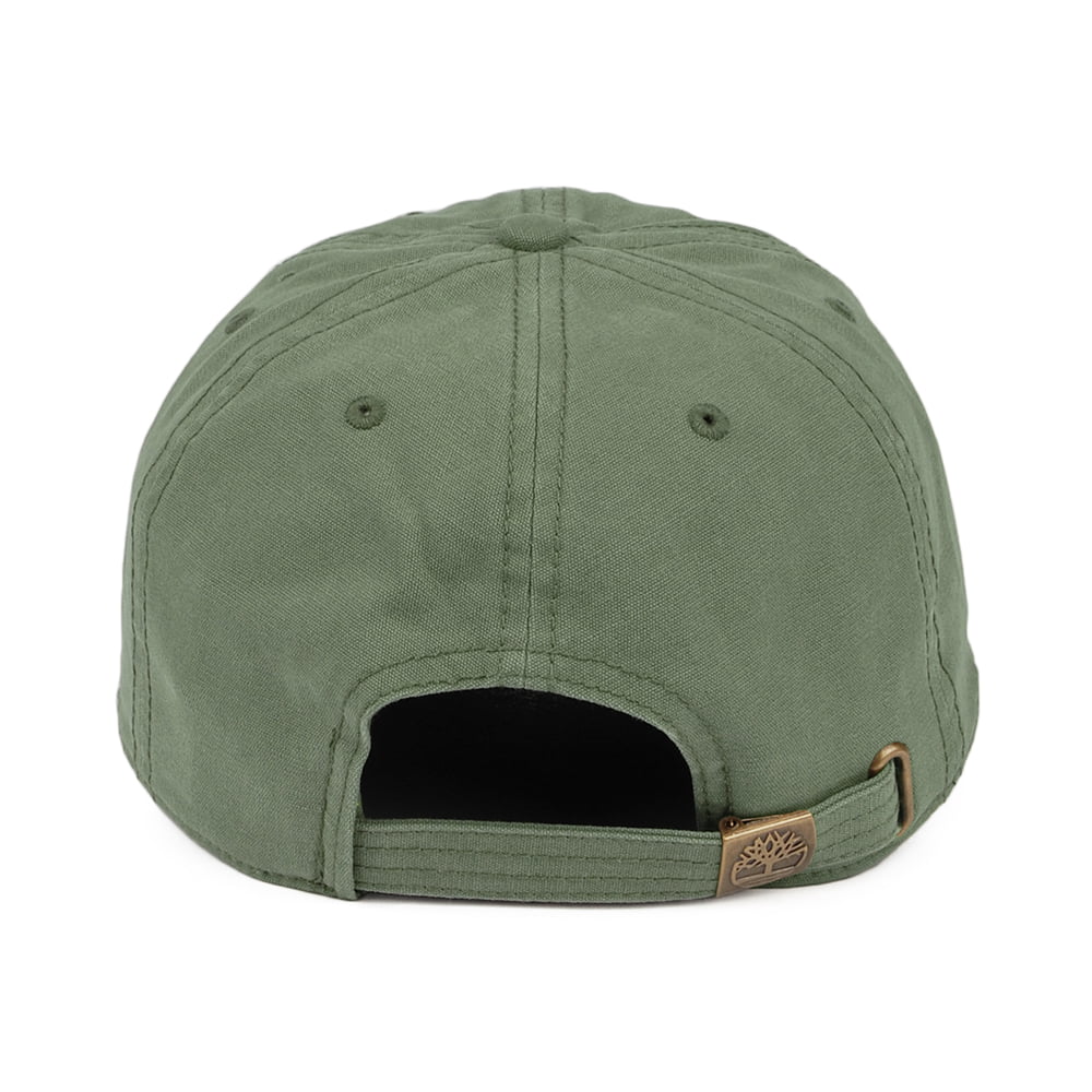 Gorra de béisbol Cooper Hill de lona de algodón de Timberland - Verde Oliva