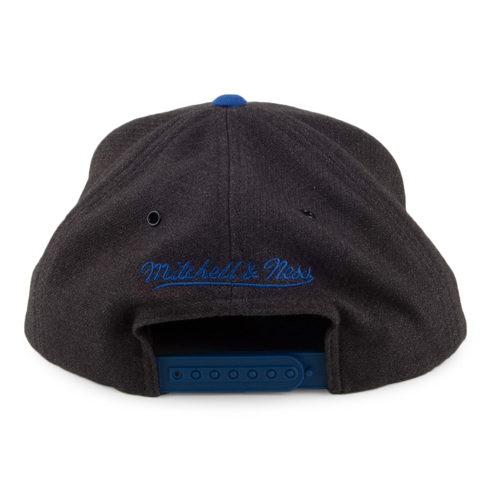 Gorra Snapback Woven Reflective Golden State Warriors de Mitchell & Ness - Antracita-Azul