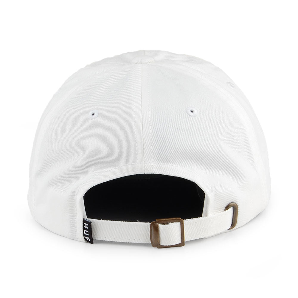 Gorra de béisbol Love con visera curvada de HUF - Blanco