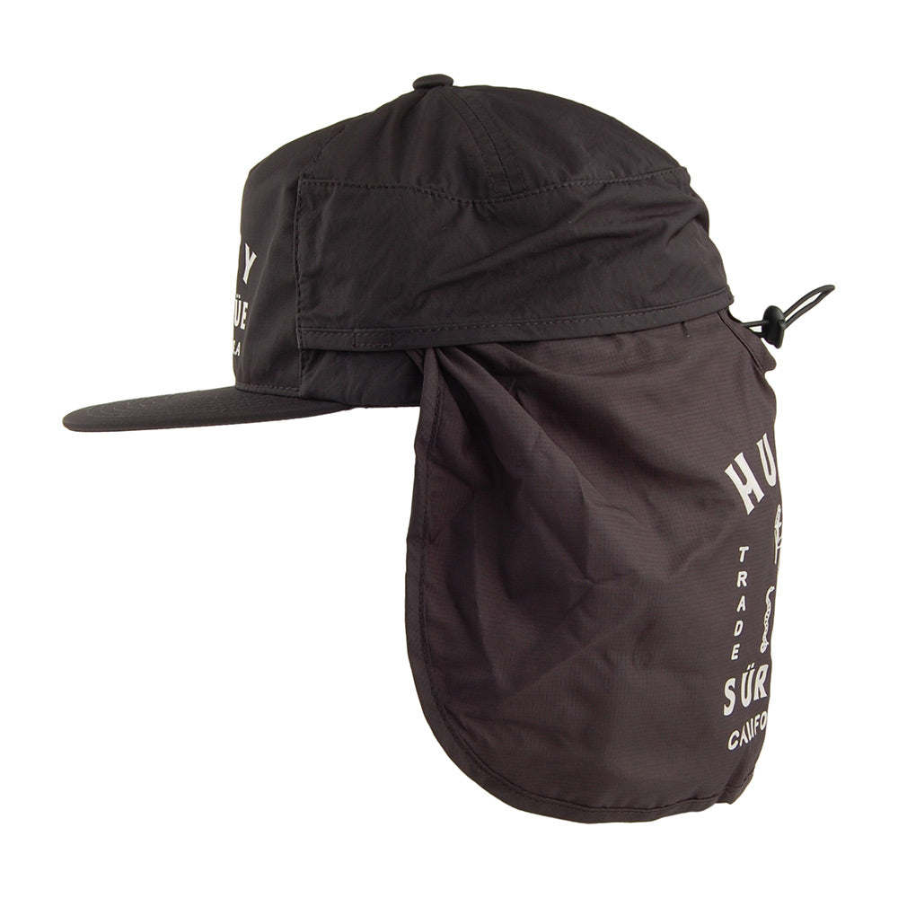 Gorra con solapa Surf Crue Protect de Hurley - Negro
