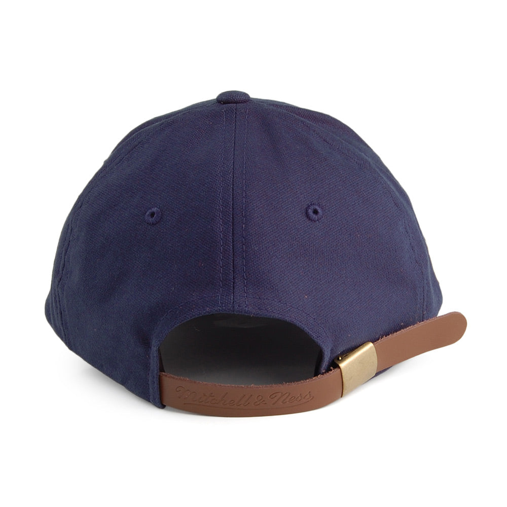 Gorra de béisbol Gameplan Golden State Warriors de Mitchell & Ness - Azul Marino