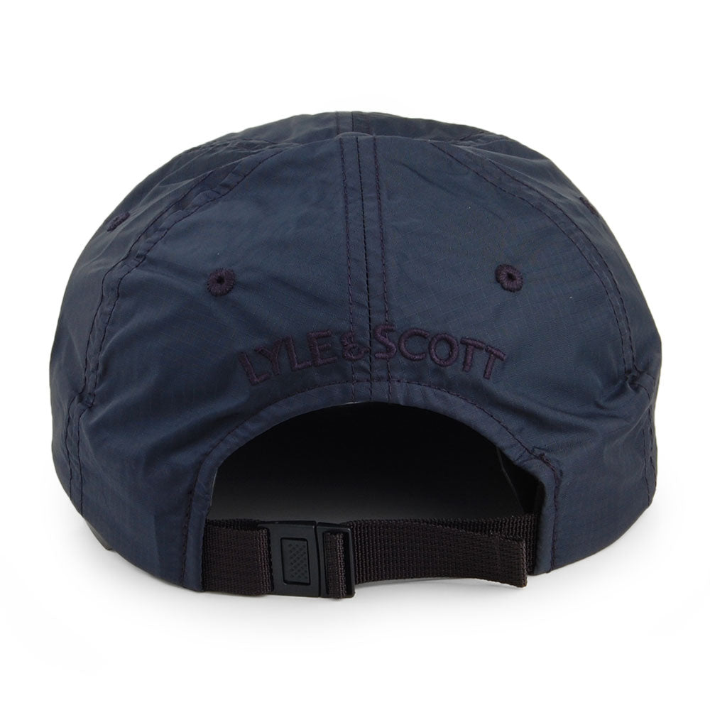 Gorra de béisbol Ripstop de nailon de Lyle & Scott - Azul Marino