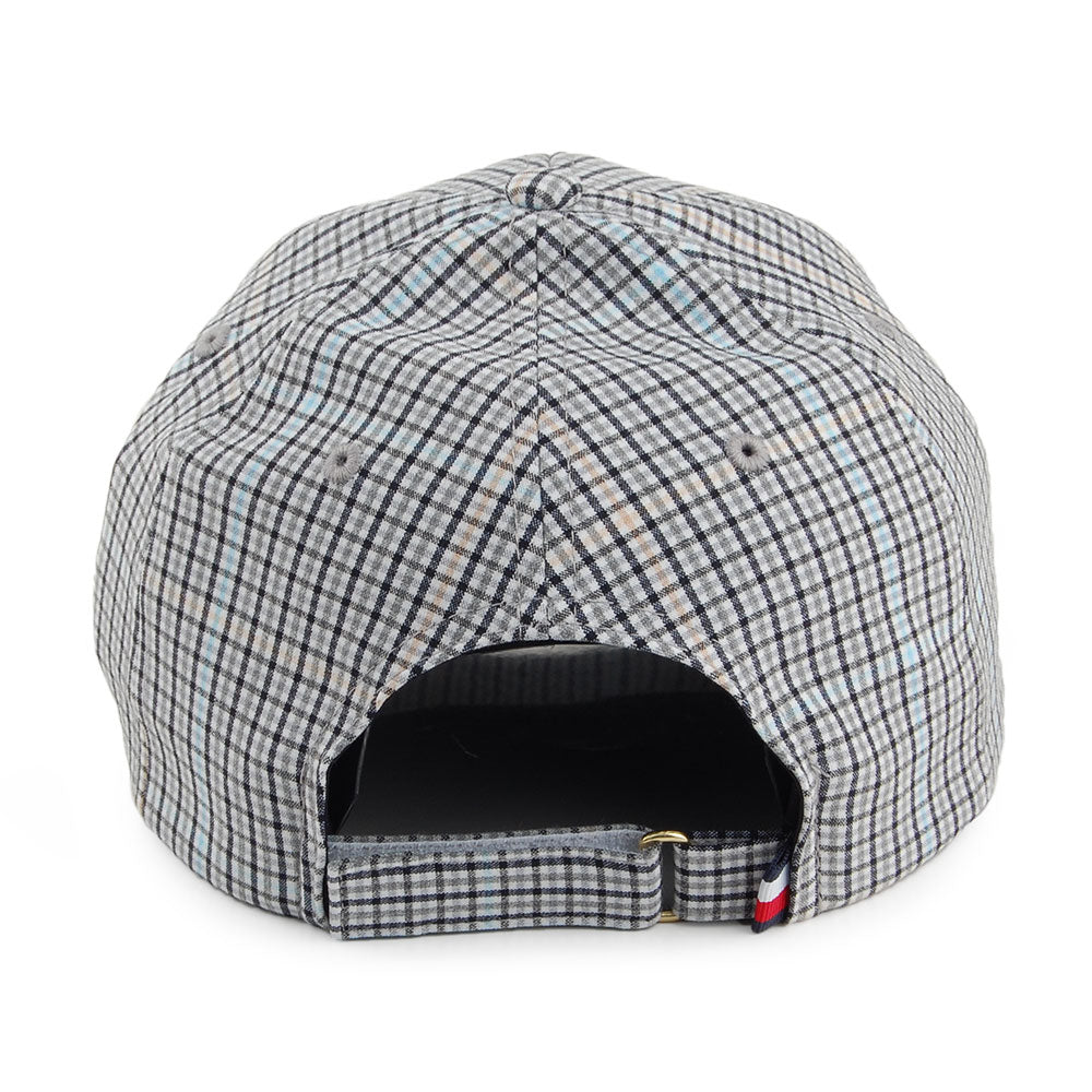 Gorra de béisbol Tommy Patch a cuadros de Tommy Hilfiger - Blanco-Negro