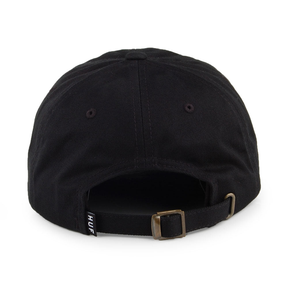 Gorra de béisbol Mini Triple Triangle visera curvada de HUF - Negro