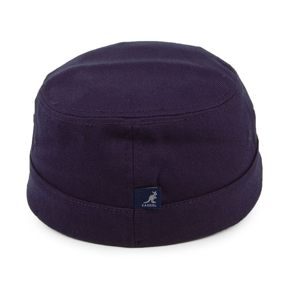Gorra militar texturado de lana de Kangol - Azul Marino