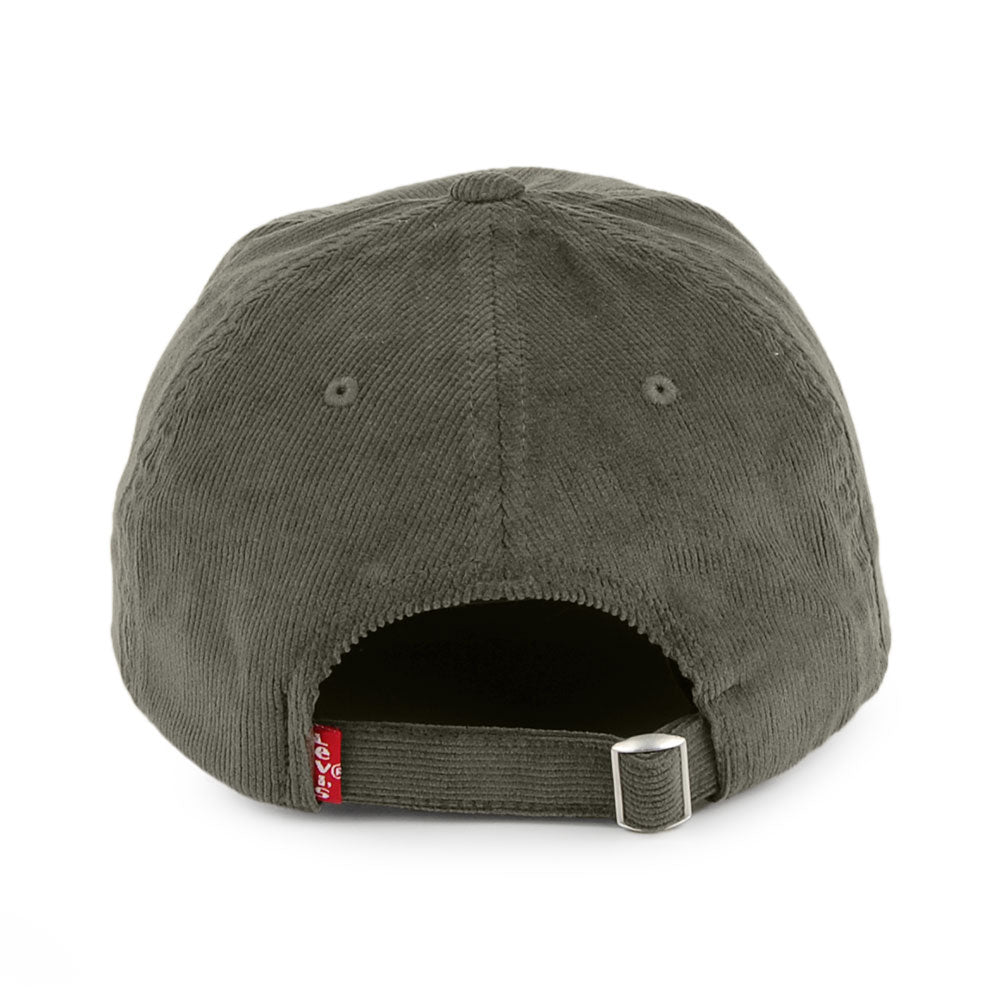 Gorra de béisbol Batwing Flexfit de pana de Levi's - Kaki
