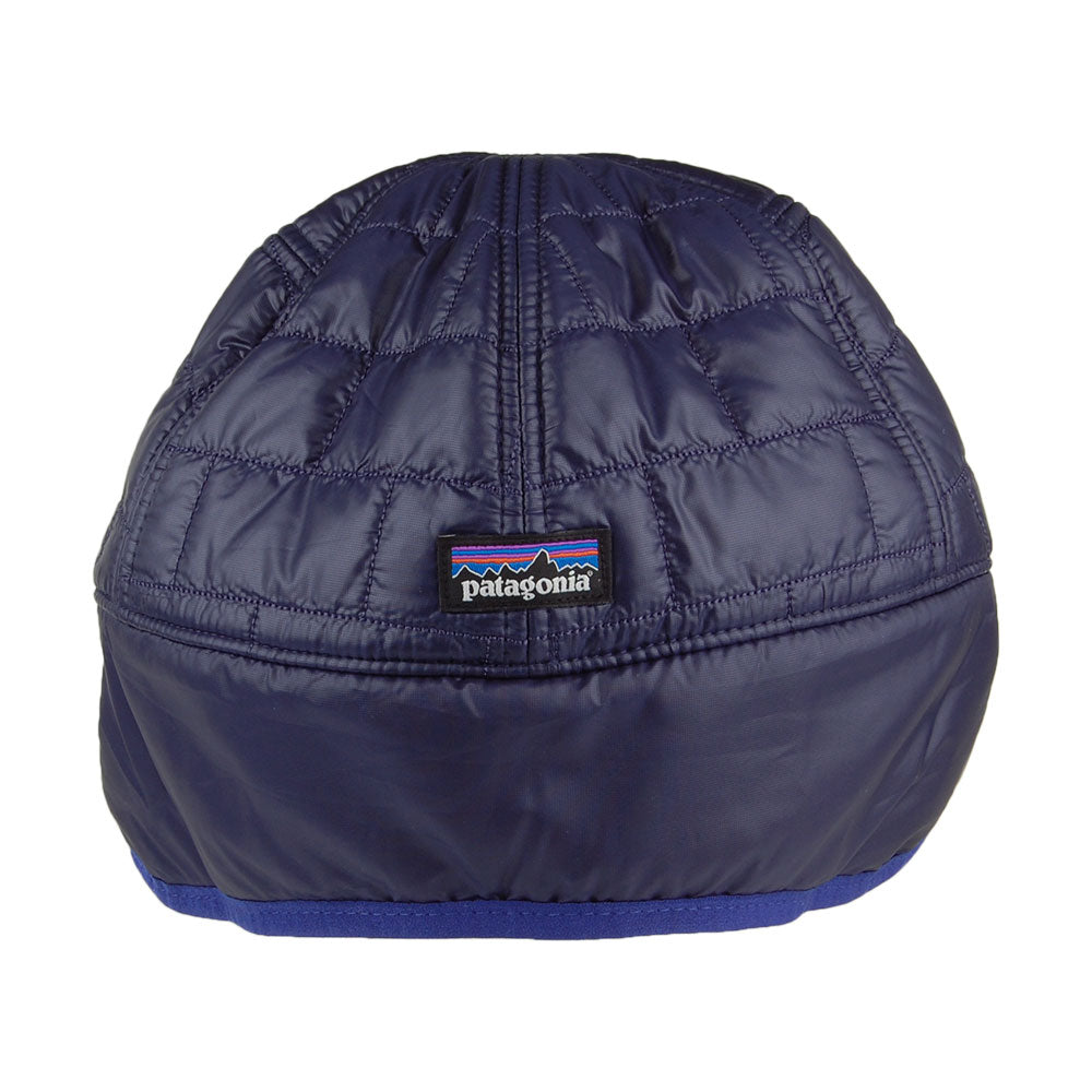 Gorra Nano Puff con orejeras de reciclado de Patagonia - Azul Marino