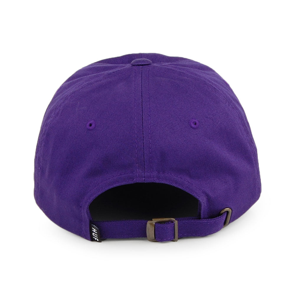 Gorra de béisbol Triple Triangle visera curvada de HUF - Morado