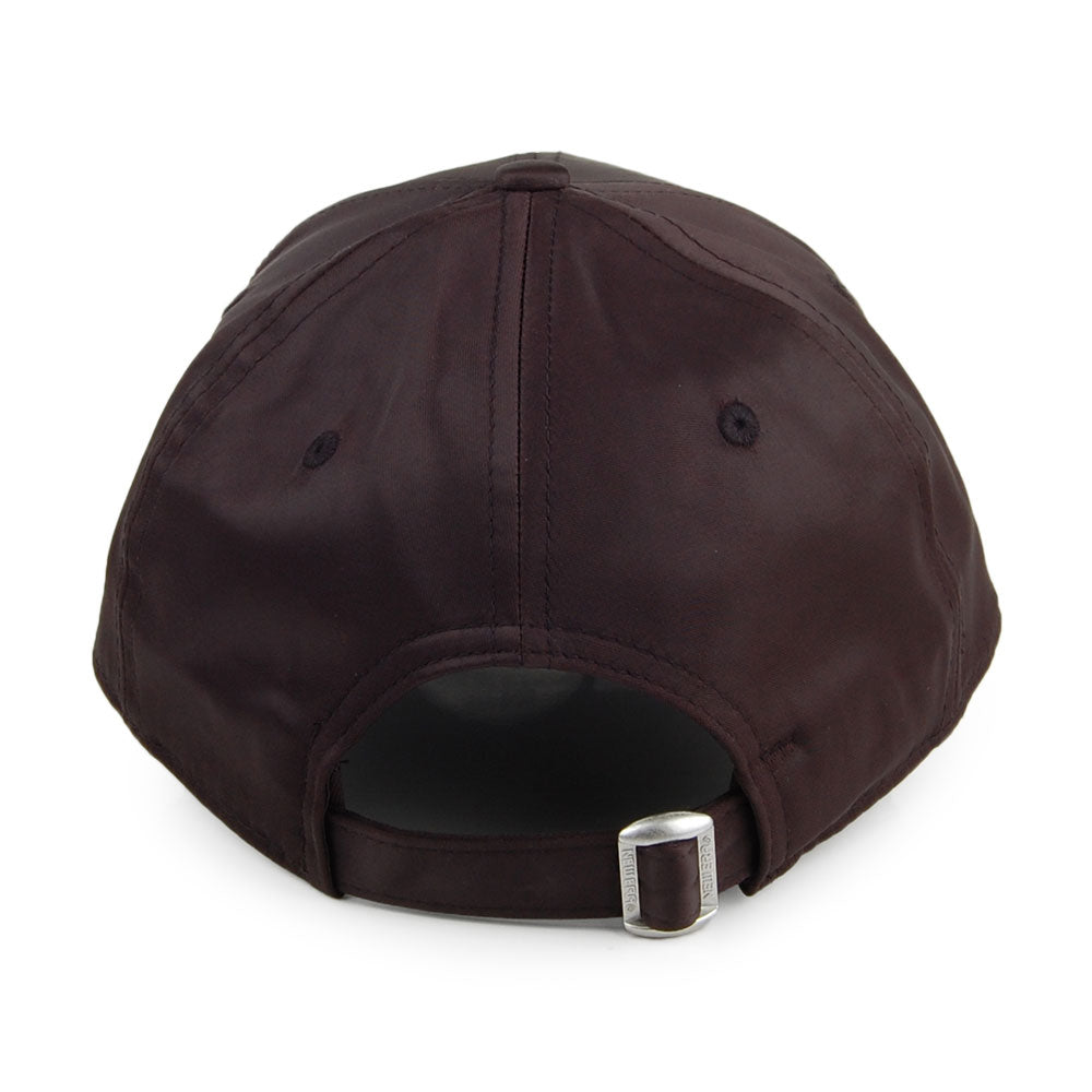 Gorra de béisbol mujeres 9FORTY de satén MLB New York Yankees de New Era - Negro-Rosa