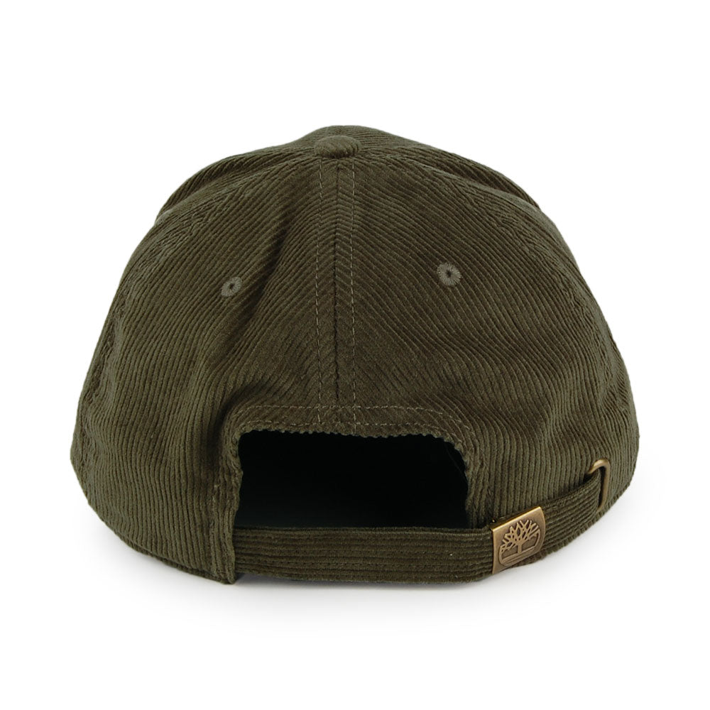 Gorra de béisbol Logo de pana de Timberland - Verde Oliva