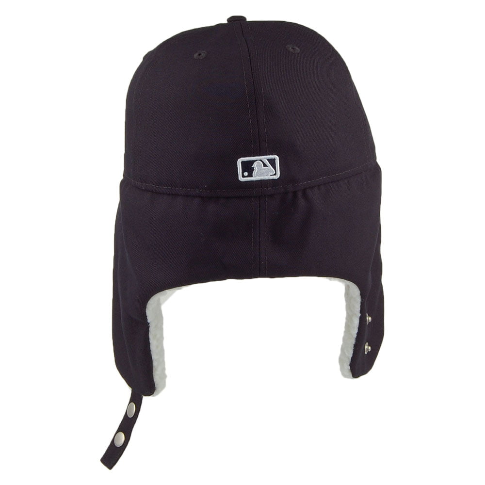 Gorra de béisbol 59FIFTY con orejeras MLB Dogear L.A. Dodgers de New Era - Azul Marino-Blanco