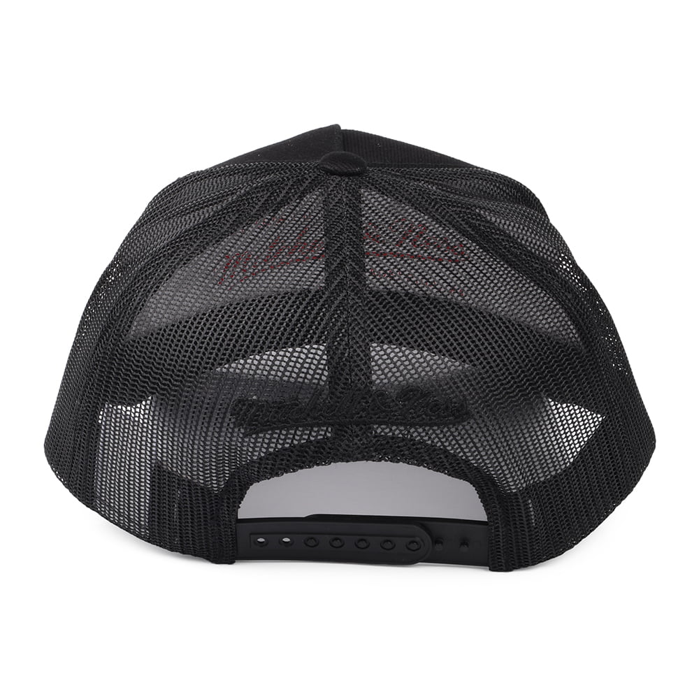 Gorra Trucker Branded Box Logo Classic de Mitchell & Ness - Negro