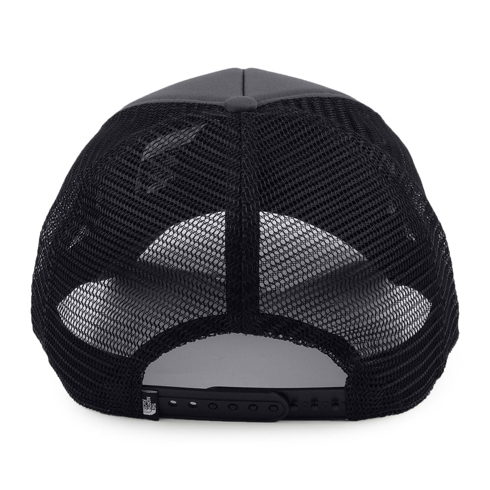 Gorra Trucker TNF Logo ajuste profundo de The North Face - Gris-Negro