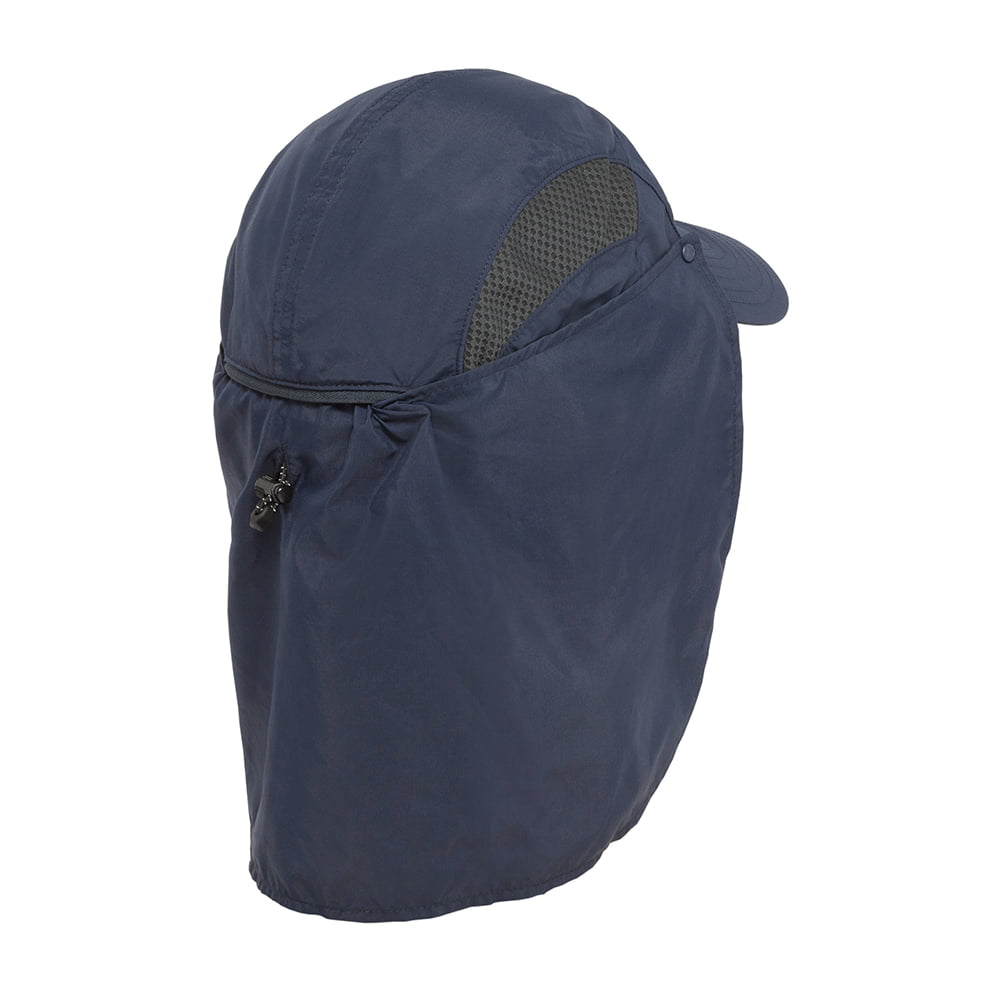 Gorra de béisbol Adventure Stow con orejeras de Sunday Afternoons - Azul Marino