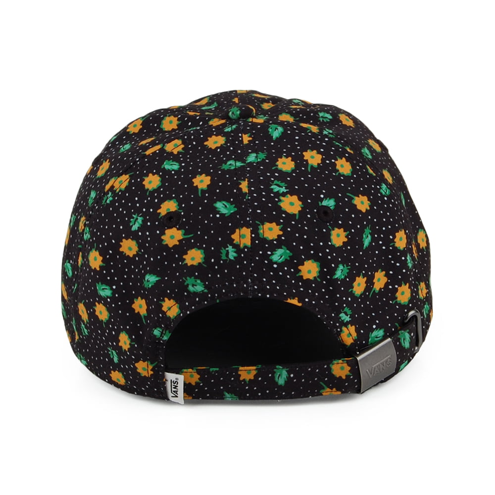 Gorra de béisbol Court Side Polka Ditsy de Vans - Negro-Naranja