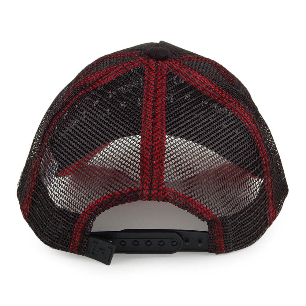 Gorra Trucker Looney Tunes Wile E. Coyote de Capslab - Negro