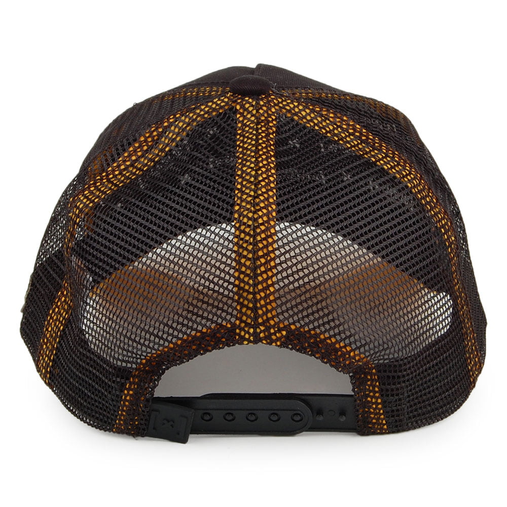 Gorra Trucker Looney Tunes Pato Lucas de Capslab - Gris-Negro