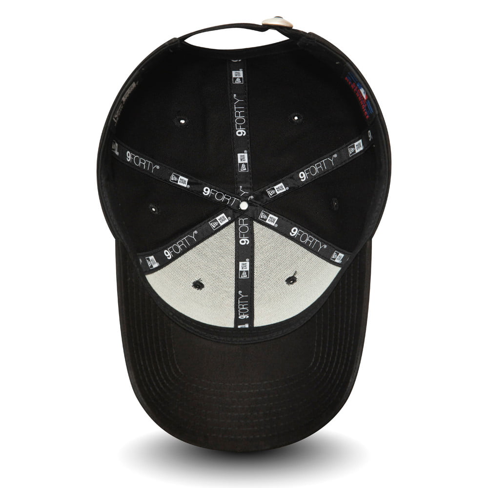 Gorra de béisbol 9FORTY MLB League Essential New York Yankees de New Era - Negro-Rojo