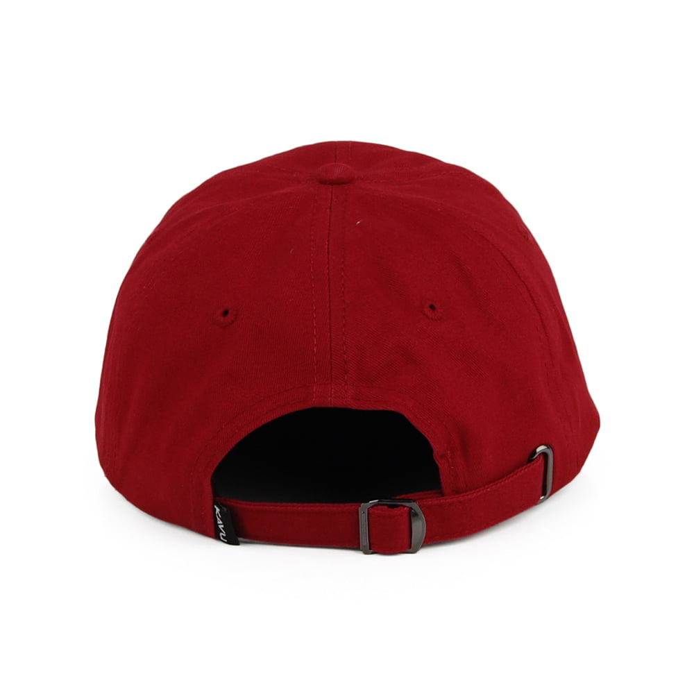 Gorra de béisbol Ballard Classic de sarga de algodón de Kavu - Rojo Ladrillo