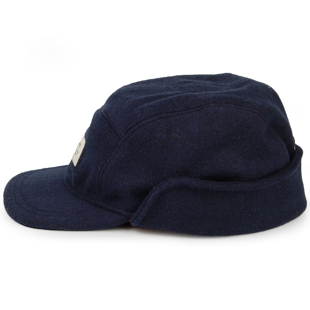 Gorra 5 paneles Samuen con orejeras de Barts - Azul Marino