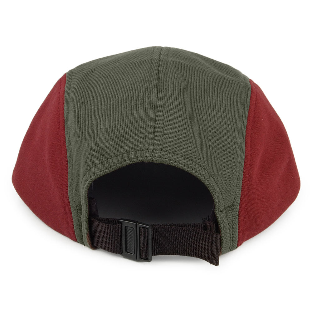 Gorra 5 paneles Tricol de Carhartt WIP - Azul Marino-Verde Oliva-Burdeos
