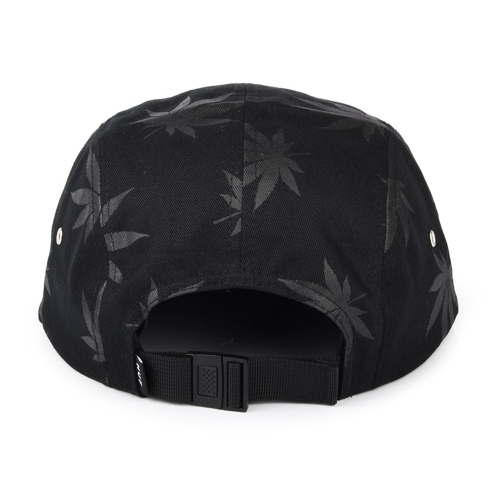 Gorra 5 paneles Plantlife de HUF - Negro