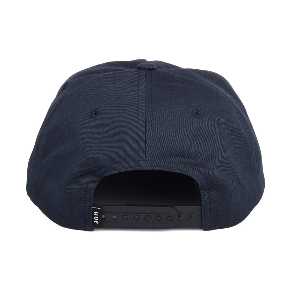 Gorra Snapback Box Logo sin estructurar de HUF - Azul Marino